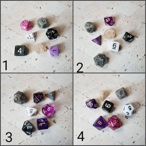Drapeau demi-sexuel ou asexué de 16 mm, choisi à la main, ensemble de dés de jeu polyédriques, ensemble de dés DnD, dés RPG, dés LGBTQ
