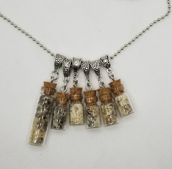 Tegu shed vial pendant, Tegu shed bottle pendant, lizard skin in bottles, reptile shed jewelry, Tegu shed pendant, unique gift idea