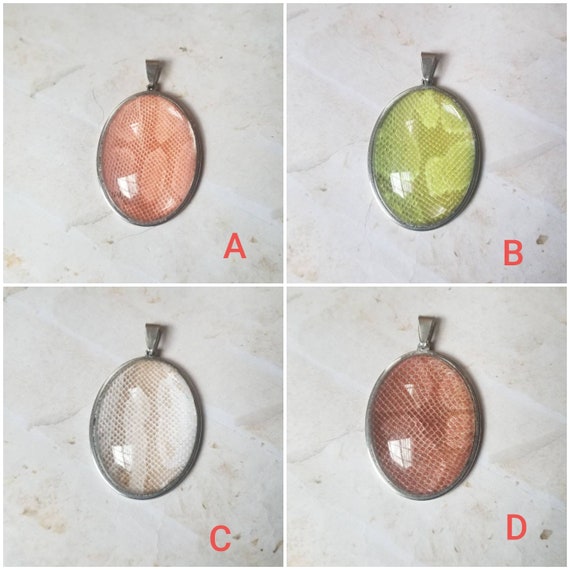 Snake shed jewelry, snake shed pendant, snakeskin necklace, cruelty free snake shed jewelry, snake shed behind glass, gift for snake lover