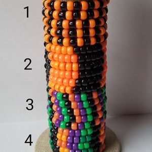 Halloween Kandi bracelets, mixed bead bracelets, friendship bracelets,  bracelets, fashion bracelets, Samhain friendship bracelets
