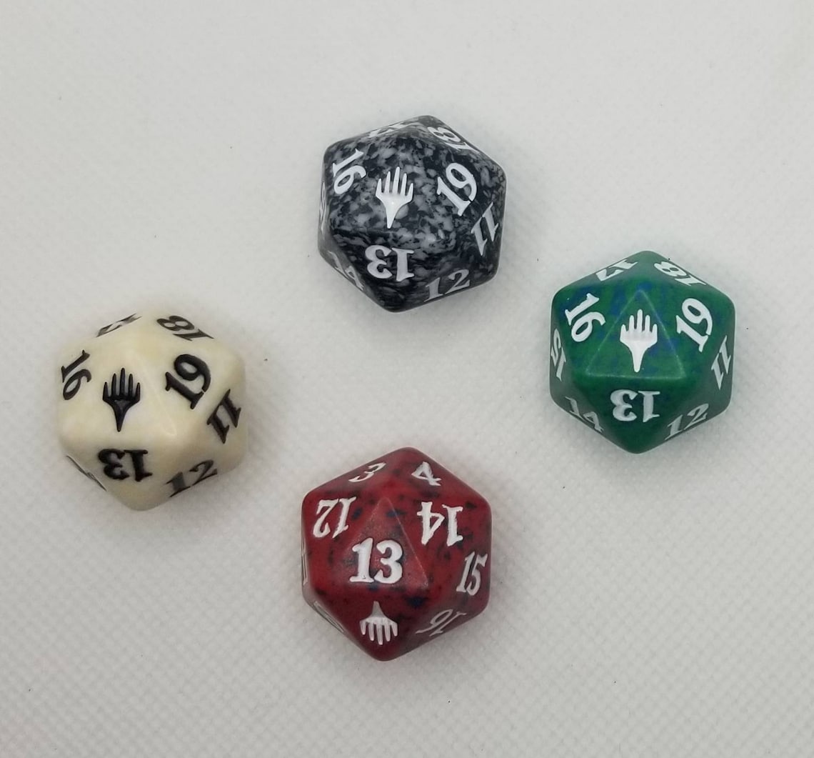 D20 Spindown dice D20 spindown life counter Life counter Etsy
