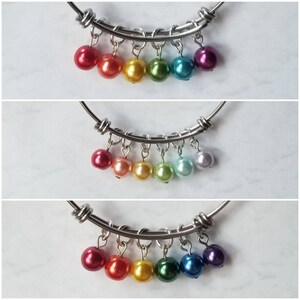 Pulsera del orgullo gay, brazalete del orgullo LGBT, brazalete expandible, brazalete de encanto, joyería LGBT, pulsera arco iris, brazalete de igualdad, joyería del orgullo lgbt