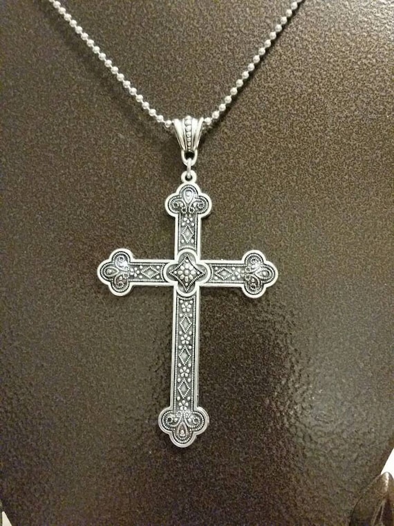 huge cross necklace