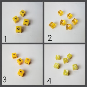INDIVIDUAL 16mm d6 dnd dice, polyhedral gaming dice, DnD dice, RPG dice, D and D dice, spare d6 dice, d6 opaque dice, d6 dice, ONE die