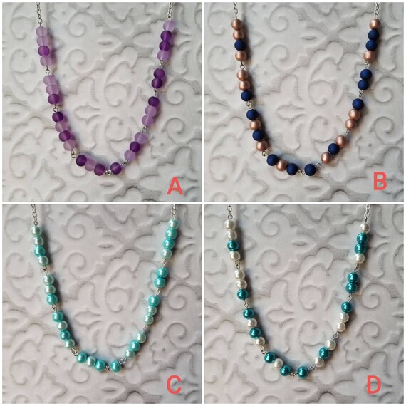 F... TRUMP necklace, Screw Trump Morse code necklace, Morse code necklace, silver tone, glass beads, Anti-Trump jewelry