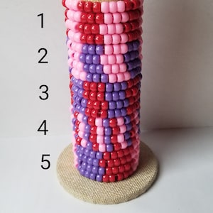 Valentine&#39;s Day Kandi bracelets, mixed bead bracelets, friendship bracelets,  bracelets, fashion bracelets, Holiday friendship bracelets