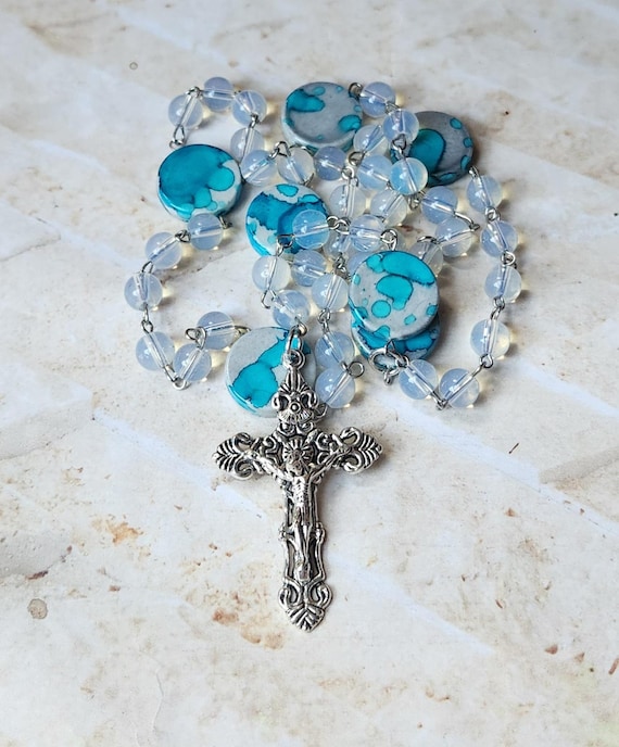 Lutheran Rosary, Prayer Beads, Hand-wired, Stainless Steel