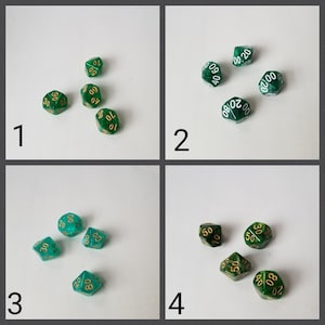 ONE individual d10% dnd die, polyhedral gaming dice, DnD dice, RPG dice, D and D dice, spare die, spare d10 percentile dice, single die