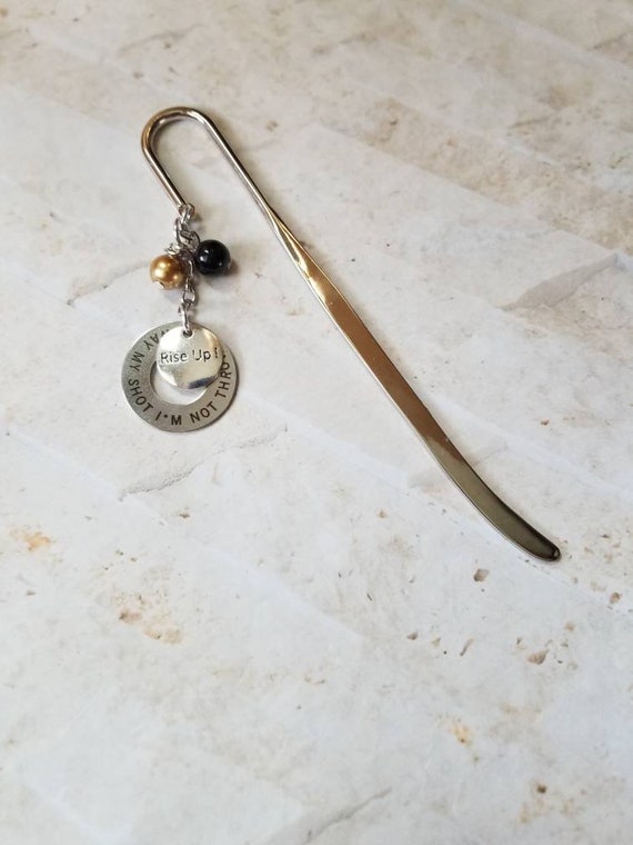 Hamilton bookmark, Hamilton musical, silver bookmark, Hamilton theatre bookmark, Hamilton musical bookmark, Broadway play, Hamilton gift