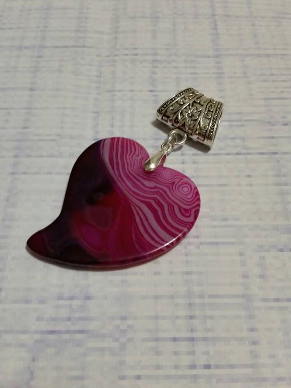 Celestial - Purple , Pink 20 /" Beaded Guitar Pick Necklace