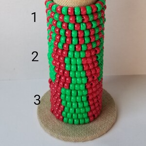 Christmas Kandi bracelets, mixed bead bracelets, friendship bracelets,  bracelets, fashion bracelets, Holiday friendship bracelets
