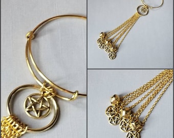 Witch bells, gold witch bells, faerie bells, protection bells, witches protection bells, bells for doors, witches bells