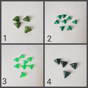 Individual d4 die, ONE single d4 dnd die, polyhedral gaming dice, DnD dice, RPG dice, D and D dice, spare dice, spare d4 dice,  extra d4 die