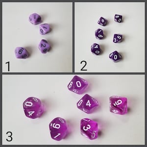 ONE individual d10 dnd die, polyhedral gaming dice, DnD dice, RPG dice, D and D dice, spare die, spare d10 dice, single die