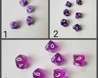 ONE individual d10 dnd die, polyhedral gaming dice, DnD dice, RPG dice, D and D dice, spare die, spare d10 dice, single die