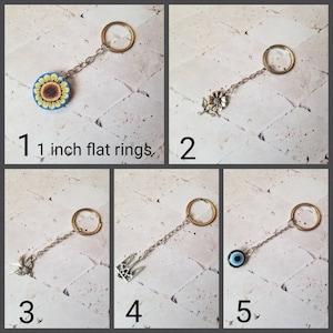 Support Ukraine with one  of these keychains,silver key rings, Ukrainian key fob, I stand with Ukraine, 1 inch flat split rings,