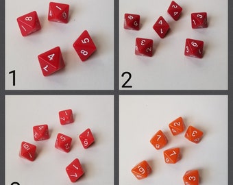 Extra d8 dnd dice, polyhedral gaming dice, DnD dice, RPG dice, D and D dice, spare dice, spare d8 dice, d and d d8 dice,