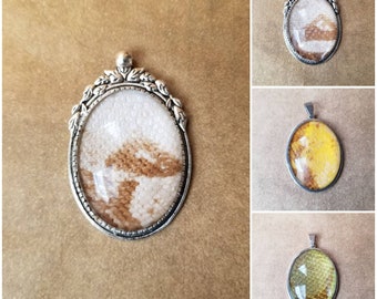 Snake shed jewelry, snake shed pendant, snakeskin necklace, cruelty free snake shed jewelry, snake shed behind glass, gift for snake lover