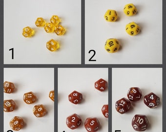 UN dado d12 dnd individuale, singolo dado poliedrico da gioco, dadi DnD, dadi RPG, dadi D&D, dado di riserva, dado d12 di riserva, dado singolo