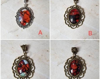 Alcohol ink art jewelry, alcohol ink pendant, alcohol ink on glass, original art jewelry, alcohol ink pendant, alcohol ink necklace