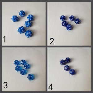 ONE individual d20 dnd die, single polyhedral gaming die, DnD dice, RPG dice, D and D dice, spare die, spare d20 dice, single die