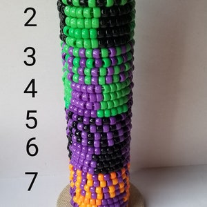 Halloween Kandi bracelets, mixed bead bracelets, friendship bracelets,  bracelets, fashion bracelets, Samhain friendship bracelets