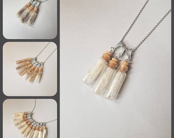 Snake shed vial pendant, snake shed bottle pendant, snakeskin in bottles, snake shed jewelry, snake shed pendant, unique gift idea