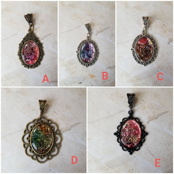 Alcohol ink art jewelry, alcohol ink pendant, alcohol ink on aluminum foil, original art jewelry, alcohol ink pendant, alcohol ink necklace