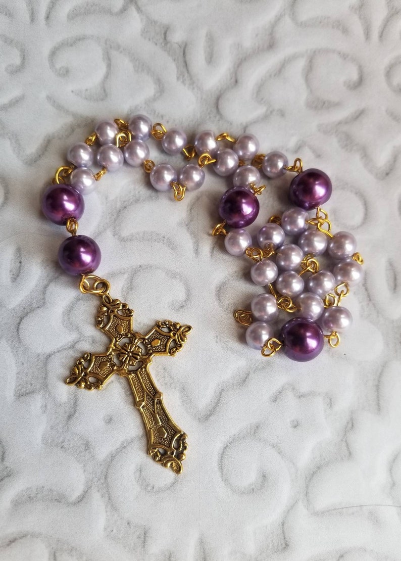 Protestant prayer beads rosary Episcopal prayer beads | Etsy