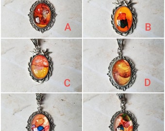 Alcohol ink art jewelry, alcohol ink pendant, alcohol ink on glass, original art jewelry, alcohol ink pendant, alcohol ink necklace