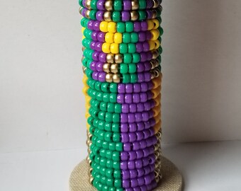 Pulseiras Kandi de Mardi Gras, pulseiras de miçangas variadas, pulseiras da amizade, pulseiras, pulseiras da moda, escolhidas aleatoriamente.