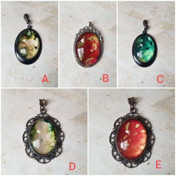 Alcohol ink art jewelry, alcohol ink pendant, alcohol ink on glass, original art jewelry, alcohol ink pendant, alcohol ink necklace