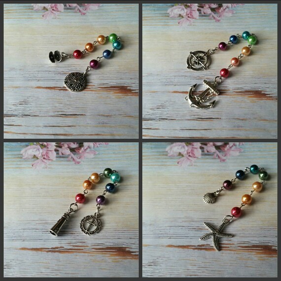 Unitarian Universalist prayer beads, 7 Principles of UU, prayer aid, rainbow prayer strand, UU chaplet, chakra colors, chakra healing, 8mm