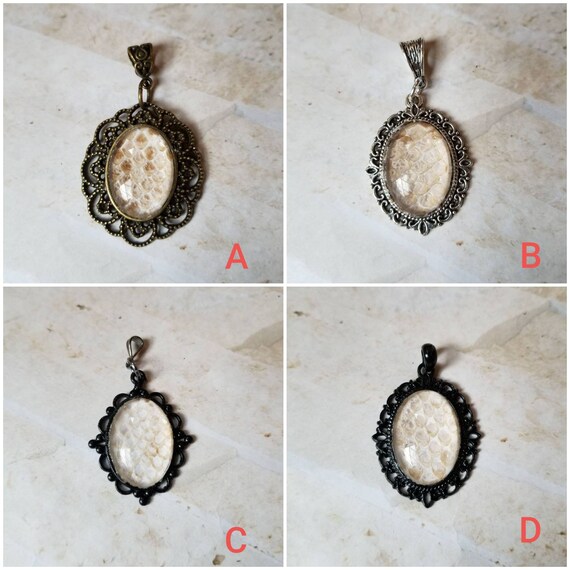 Snake shed jewelry, snake shed pendant, snakeskin necklace, cruelty free snake sheds, Boa Constrictor shed jewelry, Boa shed skin pendant
