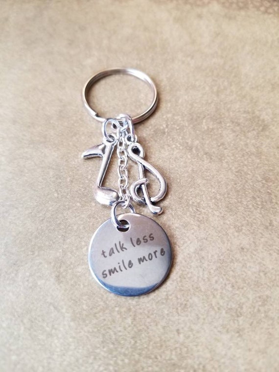 Hamilton keychain, Hamilton key ring, Hamilton key fob, Stainless steel charms, keychain, gift for Hamilton fan, Hamilton quote keychain