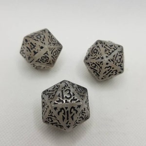 Huge Battle Scarred 25mm d20, 25mm  d20, dnd dice, oversized d20, jumbo d20, battlescarred dnd d20, dnd dice, ttrpg dice