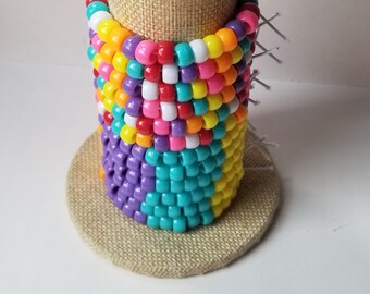 Pulseiras Kandi do Dia dos Mortos, pulseiras de miçangas variadas, pulseiras da amizade, pulseiras, pulseiras da moda, pulseiras do Dia de Los Muertos