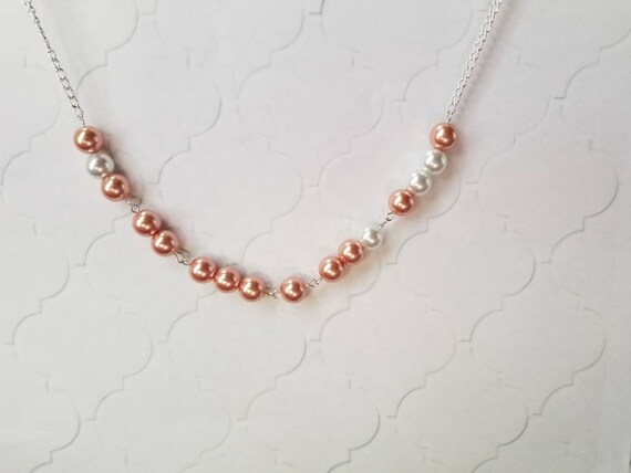 RISE UP necklace, Rise up Morse code necklace, Morse code necklace, silver tone, glass pearls, Anti-Trump jewelry, protest jewelry