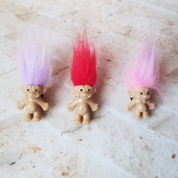 Pin backs, hat pins, lapel pins, pinbacks, troll pinbacks, troll doll pinbacks, troll doll pins, troll lapel pins, troll doll hat pins