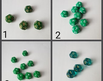 UN dado d12 dnd individuale, singolo dado poliedrico da gioco, dadi DnD, dadi RPG, dadi D&D, dado di riserva, dado d12 di riserva, dado singolo