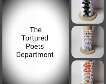 Individual TTPD friendship bracelets, New album T Swift bracelets, The Tortured Poets Department, Swiftie bracelets, TTPD bracelets