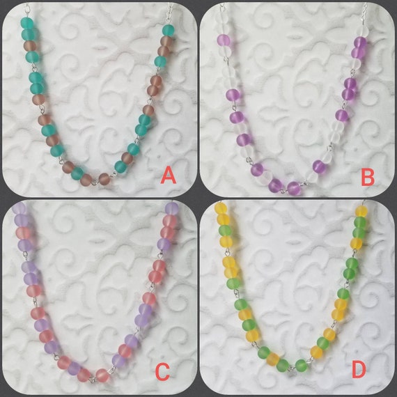 F... TRUMP necklace, Screw Trump Morse code necklace, Morse code necklace, silver tone, frosted glass, Anti-Trump jewelry