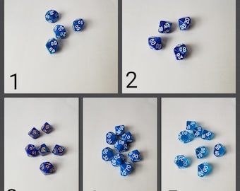 ONE individual d10% dnd die, polyhedral gaming dice, DnD dice, RPG dice, D and D dice, spare die, spare d10 percentile dice, single die