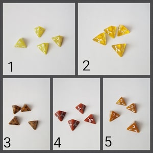 Individual d4 die, ONE single d4 dnd die, polyhedral gaming dice, DnD dice, RPG dice, D and D dice, spare dice, spare d4 dice,  extra d4 die