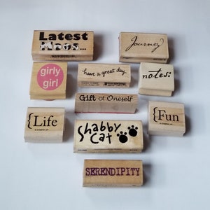Motivstempel, Verschiedenes Stempel, Stempel zum Basteln, Stempel Lot, zum Selbermachen von Grußkarten, sehr preiswert