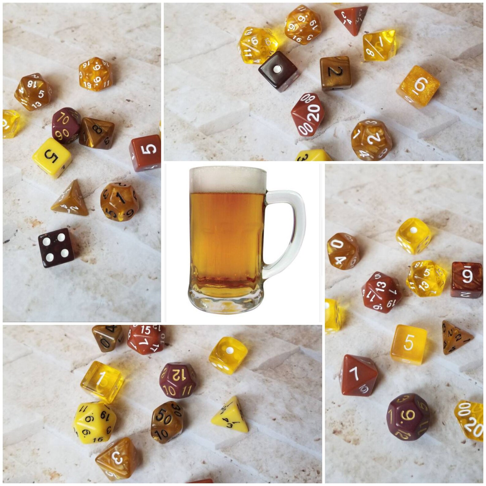 Beer 16mm dnd dice sets brew dnd dice sets themed hand Etsy