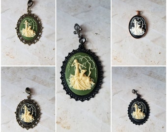 Cameo pendant, cameo necklace, Goddess cameo jewelry, Goddess pendant, Goddess Diana cameo, Goddess Diana cameo pendant, Diana the huntress