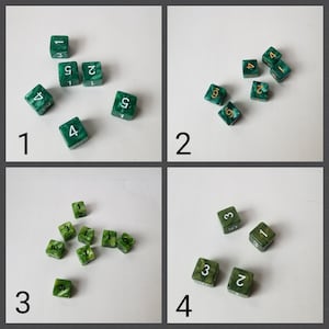Individual 16mm d6 dnd die, extra polyhedral gaming dice, DnD dice, RPG dice, D and D dice, spare dice, spare d6 dice, d6