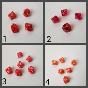 ONE individual d10 dnd die, polyhedral gaming dice, DnD dice, RPG dice, D and D dice, spare die, spare d10 dice, single die
