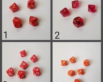 ONE individual d10 dnd die, polyhedral gaming dice, DnD dice, RPG dice, D and D dice, spare die, spare d10 dice, single die